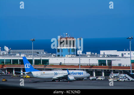 Flughafen Madeira Stockfoto