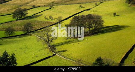 Auftragseingang Felder, Kinder Scout Stockfoto