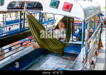 Laos. De Provinz Champassak. Champasak. Repos//Laos. Provinz Champassak. Champasak. Zeit der Erholung Stockfoto