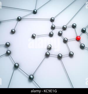 Verbindung Konzept 3D-Rendering Stockfoto