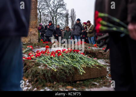 Liebknecht-luxemburg-Demonstration, Berlin 2017. Stockfoto
