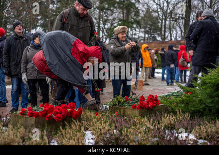 Liebknecht - Luxemburg - Demonstration, Berlin 2017. Stockfoto