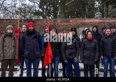 Liebknecht-luxemburg-Demonstration, Berlin 2017. Stockfoto