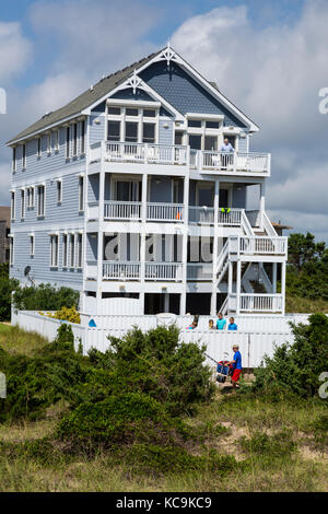 Avon, Outer Banks, North Carolina, USA. Beach House. Stockfoto