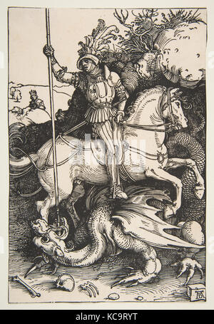 Saint George Slaying Dragon, Albrecht Dürer, Ca. 1504 Stockfoto