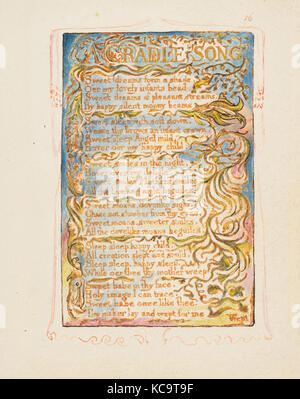 Lieder der Unschuld und Erfahrung: ein Wiegenlied, William Blake, Ca. 1825 Stockfoto