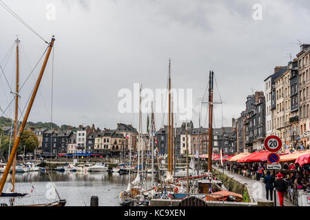 Le Havre (Normandie, Frankreich), Honfleur, Hafenstadt in der Normandie (Frankreich) Stockfoto