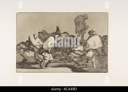 Platte 14 aus den "isparates": Karneval Torheit, Goya, Ca. 1816 - 23 (veröffentlicht 1864 Stockfoto