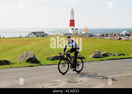 Isle of Portland, Großbritannien. 3. Okt 2017. UK Wetter. Portland Bill wurde mit Sonnenschein gesegnet, nach schweren nächtlichen Regen Credit: stuart Hartmut Ost/Alamy leben Nachrichten Stockfoto