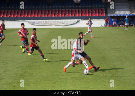 Fußball Estadio Luis' Pirata Fuente Los Tiburones Rojos de Veracruz Vs. Atlas-Cat-Sub 17. Stockfoto