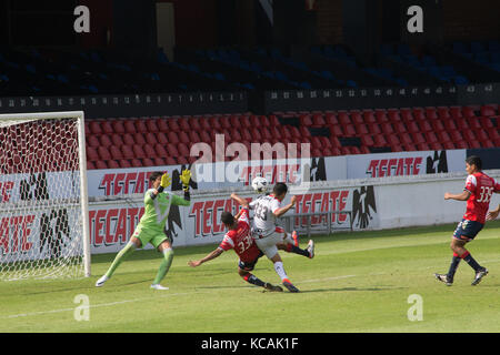 Fußball Estadio Luis' Pirata Fuente Los Tiburones Rojos de Veracruz Vs. Atlas-Cat-Sub 17. Stockfoto