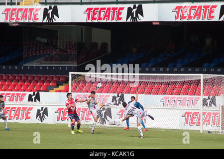 Fußball Estadio Luis' Pirata Fuente Los Tiburones Rojos de Veracruz Vs. Atlas-Cat-Sub 17. Stockfoto