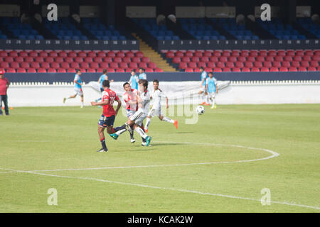 Fußball Estadio Luis' Pirata Fuente Los Tiburones Rojos de Veracruz Vs. Atlas-Cat-Sub 17. Stockfoto