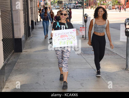 Los Angeles, USA. 01 Okt, 2017. Atmosphäre an der 3. jährlichen amber Rose slutwalk in Los Angeles, Kalifornien am 1. Oktober 2017. Credit: das Foto access/alamy leben Nachrichten Stockfoto