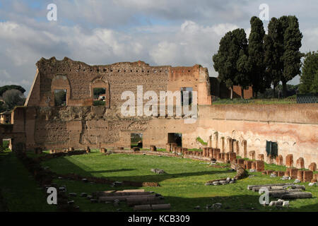 Stadio di Domiziano, im Flavian Palace auf dem Palatin Stockfoto