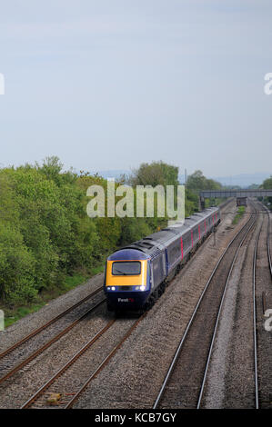 Richtung Westen HST-in Marshfield. Stockfoto