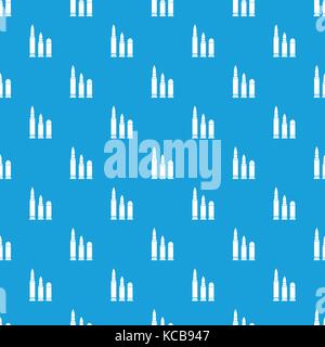 Kugeln Muster nahtlose Blau Stock Vektor