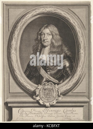 Portrait von Henri Charles de la Tremouille, Pierre Philippe, 1664 Stockfoto