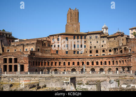 Die Trajan Markt oder Mercati di Traiano, Rom, Italien Stockfoto