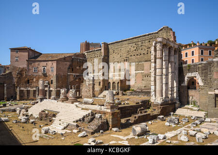 Forum des Augustus, Foro di Augusto, Rom, Italien Stockfoto