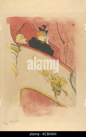 Die Box mit der goldenen Maske, Henri de Toulouse-Lautrec, 1894 Stockfoto