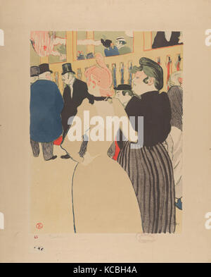 Im Moulin Rouge La Goulue und Ihre Schwester, Henri de Toulouse-Lautrec, 1892 Stockfoto