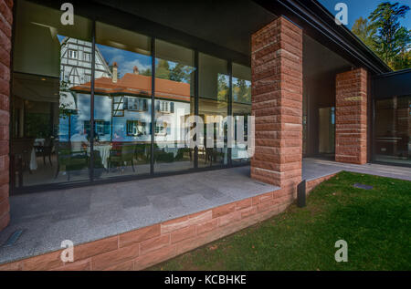 Hotel-Restaurant Villa René Lalique, Vogesen, Frankreich Stockfoto