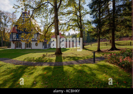 Hotel-Restaurant Villa René Lalique, Vogesen, Frankreich Stockfoto