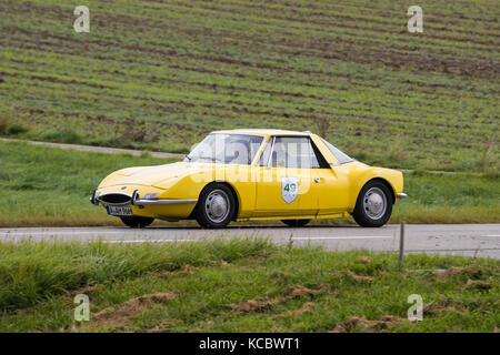 Augsburg, Deutschland - 1. Oktober 2017: Matra M530 LX Oldtimer bei der Fuggerstadt Classic 2017 Oldtimer Rallye am 1. Oktober 2017 in Augsburg Stockfoto