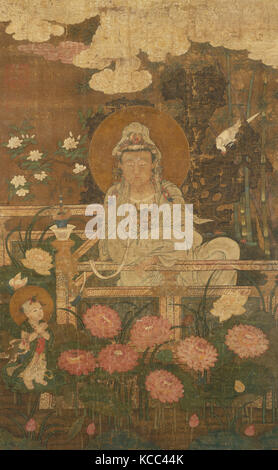 Guanyin als Nine-Lotus Bodhisattva, 九蓮観音菩薩像, unbekannter Künstler Chinesisch, Ende des 16. Jahrhunderts, 1593 Stockfoto