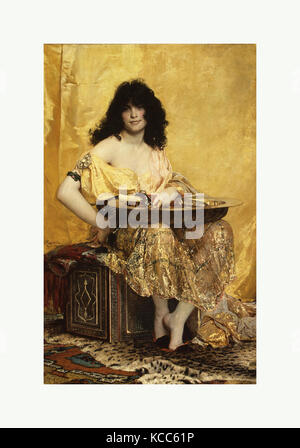 Salomé, 1870, Öl auf Leinwand, 63 x 40 cm. (160 x 102,9 cm), Gemälde, Henri Regnault (Französisch, Paris 1843 - 1871 Buzenval Stockfoto