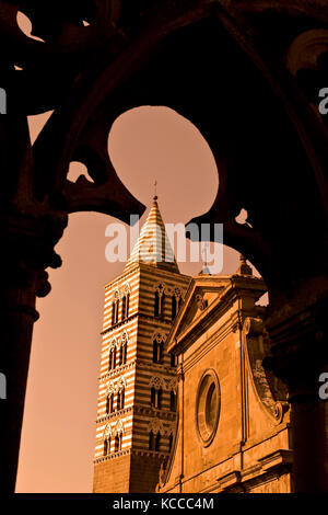 Saint Lorenzo Kathedrale, Viterbo, Latium Stockfoto