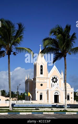 Kirche São Bõaventura, Canavieiras, Bahia, Brasilien, Südamerika Stockfoto