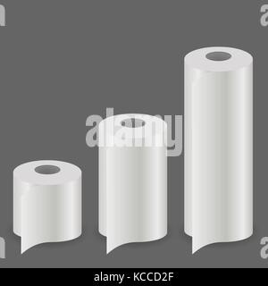 White Paper Roll Stock Vektor