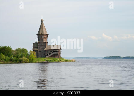 Maria Himmelfahrt Holzkirche in kondopoga Stadt, Karelien, Russland Stockfoto