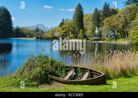 Loch Ard auf Ben Lomond, in der Nähe von Aberfoyle, Stirlingshire; trossachs; Sccotland UK Stockfoto