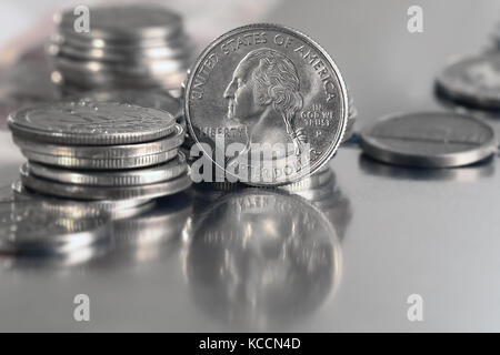 Eine Münze von 250.000 Dollar Stockfoto