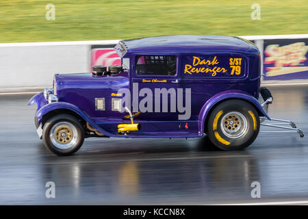 Dragster, drag racing Santa Pod Stockfoto