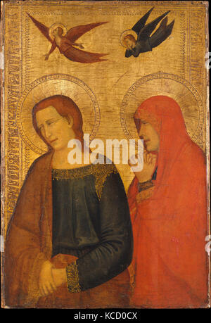 Heiligen Evangelisten Johannes und Maria Magdalena, Italienisch, Neapolitanisch Anhänger von Giotto, Ca. 1335 - 45 Stockfoto