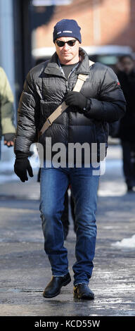 New YORK, New York - 21. JANUAR: Naomi Watts und Liev Schreiber haben ihre Söhne Sasha und Samuel am 21. Januar 2011 in New York City ins Kindermuseum in Downtown Manhattan gebracht. Personen: Naomi Watts Liev Schreiber Sasha Samuel Transmission Ref: MNC15 Credit: Hoo-Me.com/MediaPunch Stockfoto