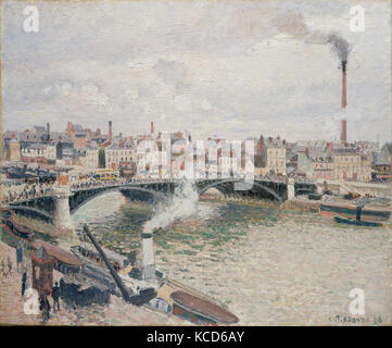 Morgen, ein bewölkter Tag, Rouen, Camille Pissarro, 1896 Stockfoto