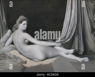 In Grisaille Odalisque, Jean Auguste Dominique Ingres, Ca. 1824 - 34 Stockfoto