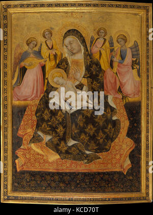 Madonna mit Kind und Engeln, Pietro di Domenico da Montepulciano, 1420 Stockfoto