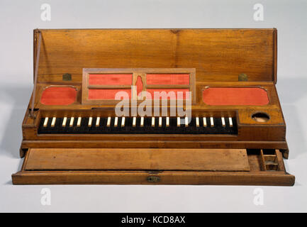 Clavichord, Schule von Johann Heinrich Gräbner, 18. Jahrhundert Stockfoto