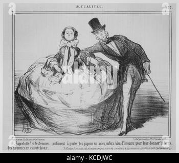 Le Charivari, März 16, 1854 - Dezember 31, 1857, Honoré Daumier, 16. März 1854 bis 31. Dezember 1857 Stockfoto