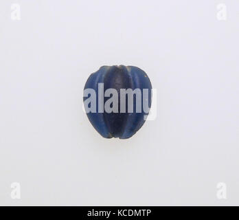 Glas spacer Bead, frühen Kaiserzeit, Anfang 1. Jh. N.CHR., Römische, Glas, Höhe: 5/8 x 5/8 in. (1,7 x 1,6 cm), Glas Stockfoto