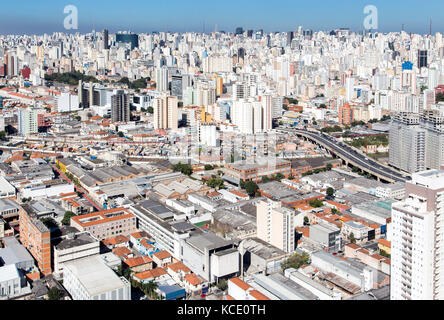 Luftaufnahme von Sao Paulo downton Stockfoto