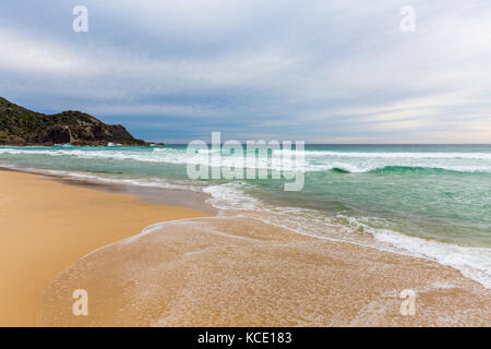 Boomerang Beach in Pacific Palms in der Mitte der Nordküste von New South Wales, Australien Stockfoto