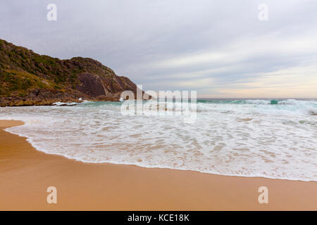 Boomerang Beach in Pacific Palms in der Mitte der Nordküste von New South Wales, Australien Stockfoto