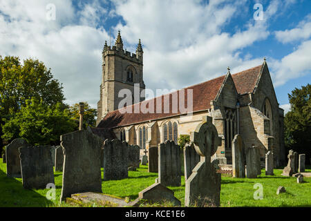 Der St. Maria Kirche in chiddingstone Dorf, Kent, England. Stockfoto